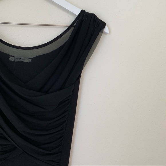 Zara Sheet Draped Knit Top - Picture 2 of 7